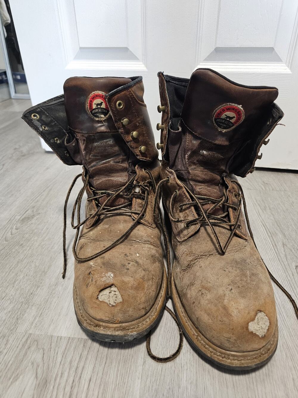 Red Wing Irish Setter Waterproof Brown Leather Work Boots Men's 11D Safety Toe